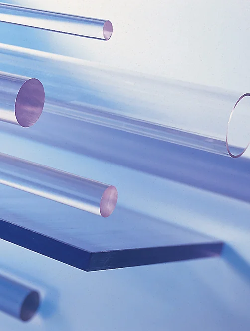 Plaque tube bâton en polycarbonate